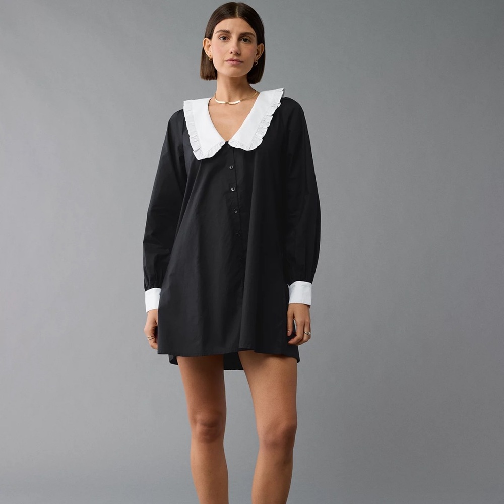 American Eagle Outfitters Black and White Dress